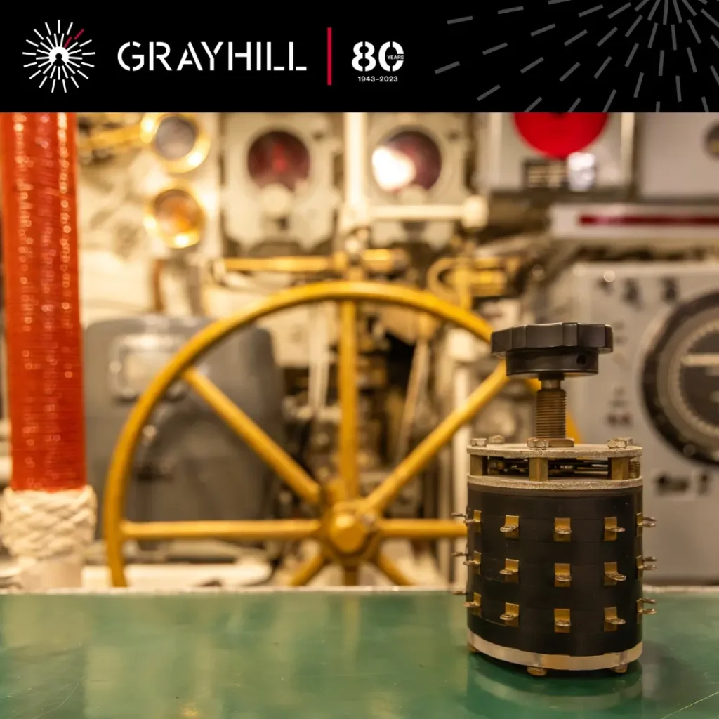 Grayhill Historical Highlight: Series 1 Switch in USS Cobia WWII Submarine