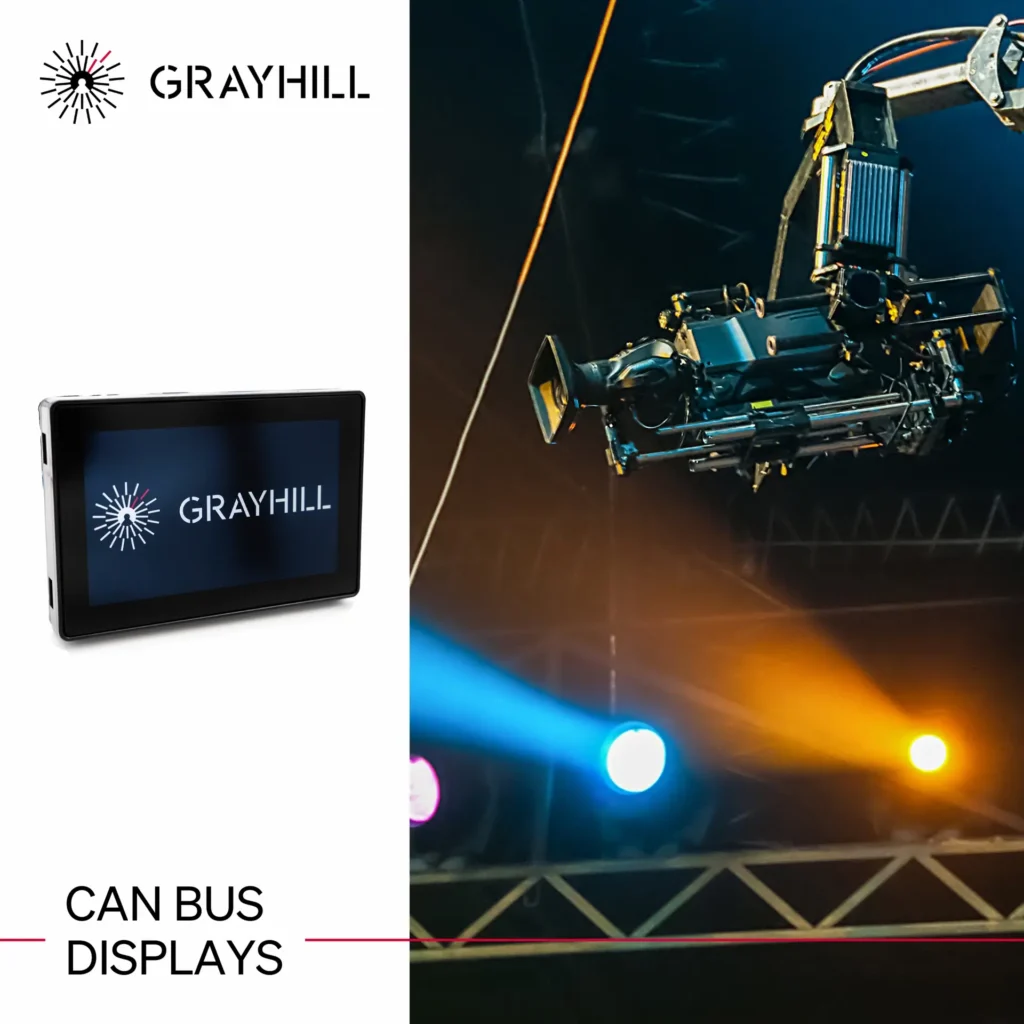 Product Spotlight: 3D70 7-inch CAN Bus Display in Film Making Equipment