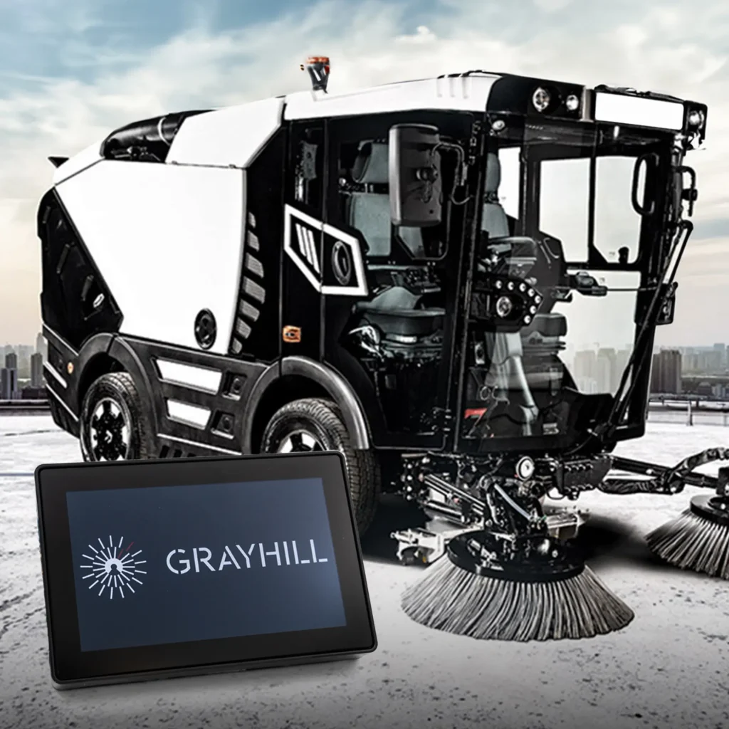 Product Spotlight: 3D70 CAN Bus Display in Compact Sweeper