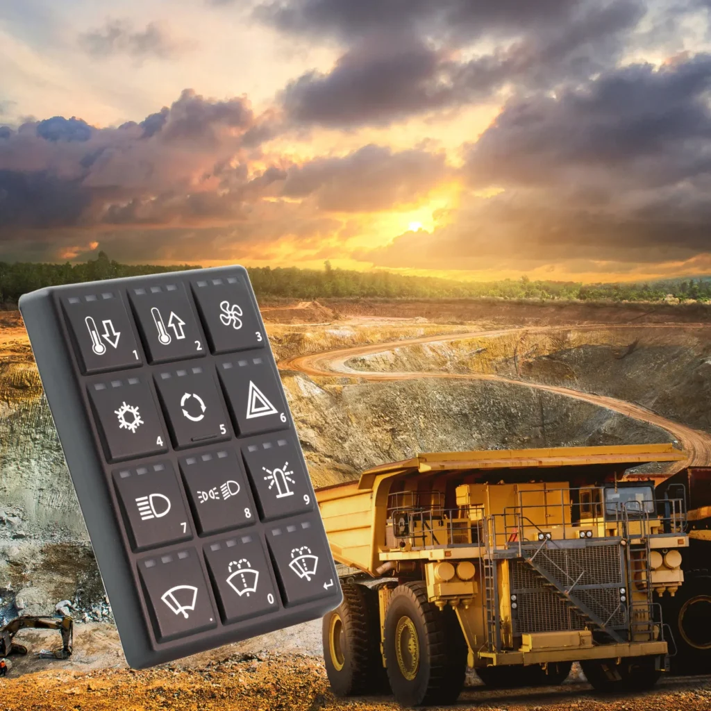 Product Spotlight: CAN Bus Keypads in Mining Equipment