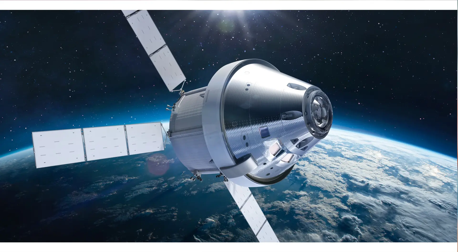 Orion Spacecraft in Space