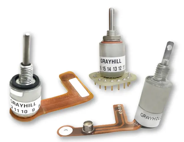 flex and printed PCB added switches