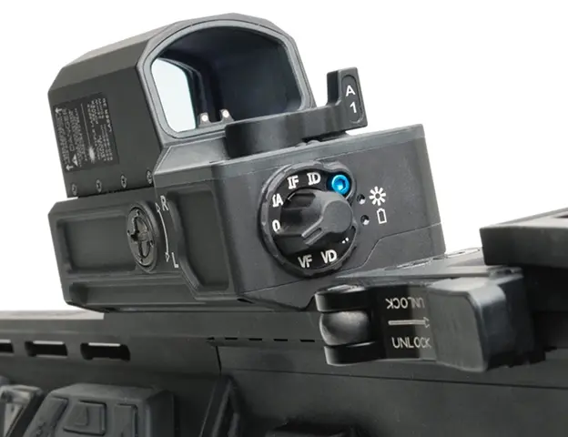 weapon sight laser control