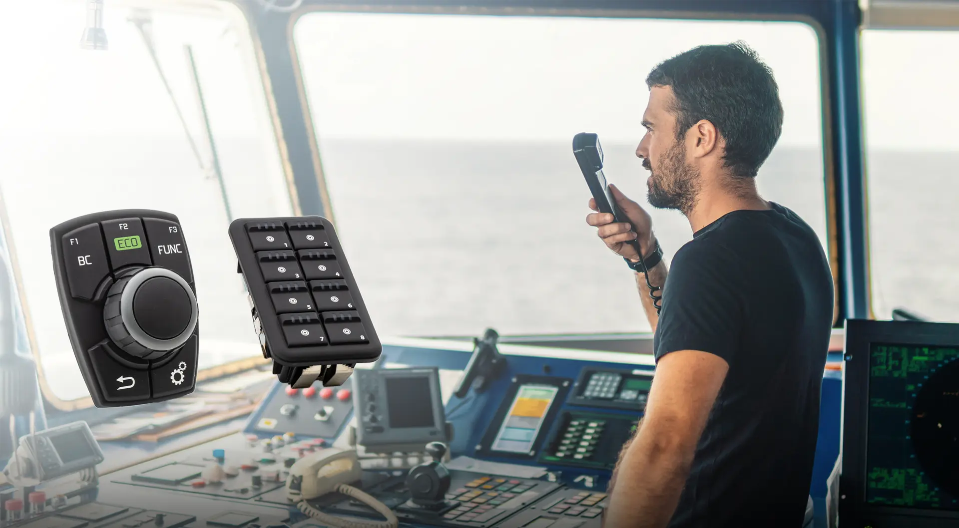 Grayhill CAN Bus 3KG1 VIC & 3KG2 Keypad in Marine Navigation