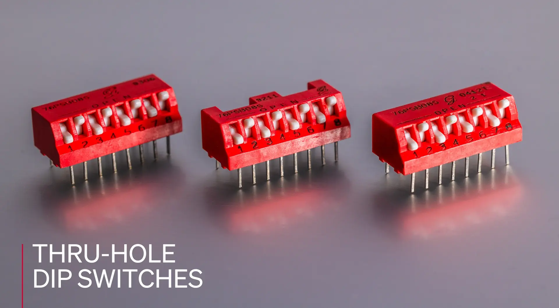 Thru-Hole DIP Switches