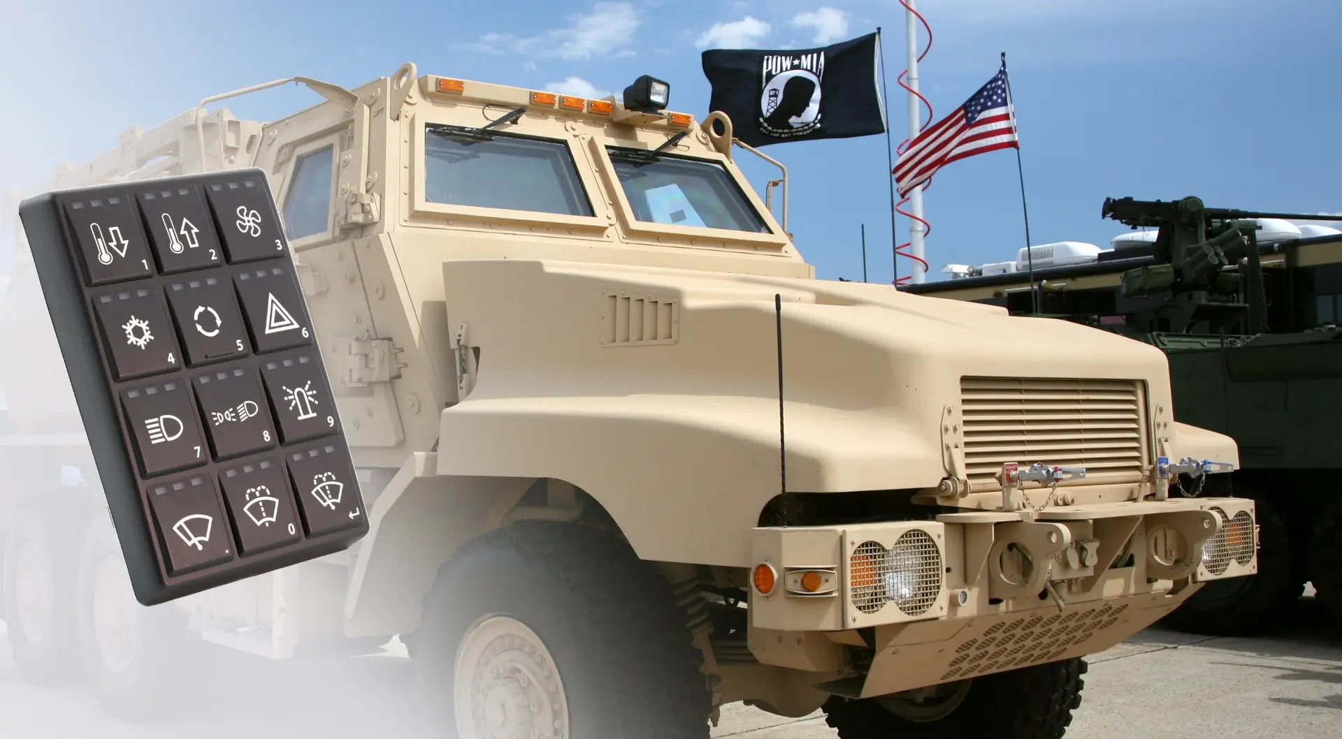 CAN Bus Grayhill Keypads in Military Vehicles