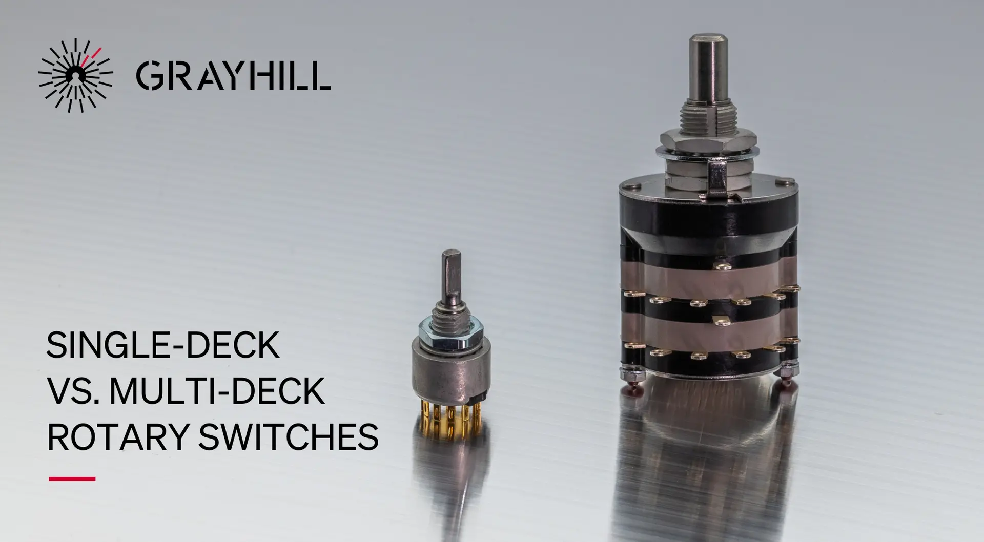 Grayhill Single-Deck vs Multi-Deck rotary switches